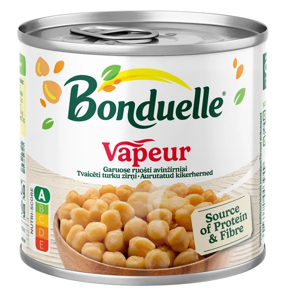 Turku zirņi tvaicēti "Vapeur" Bonduelle 310g/265g