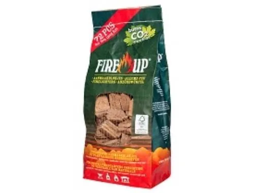 Uguns aizdedzināšanas kubiņi PROFLAME Expert, ekoloģiskie, 72gab