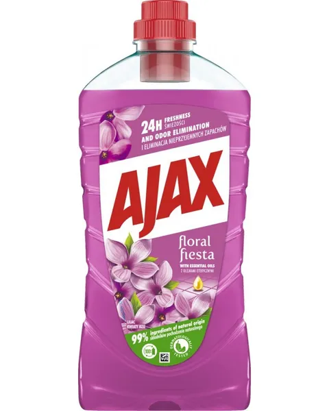 Univer.tīrīšanas līdzeklis AJAX Floral Fiesta, lilla, 1l