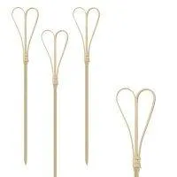 Uzkodu iesmi HEART, bambusa,18cm, 0.13kg, 100 gab.