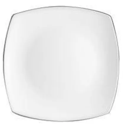 Uzkodu šķīvis QUADRO,1281,16,5 x 16,5cm (LIETOTS) 6gab