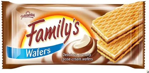 Vafeles kakao-krējuma FAMILY, 180g