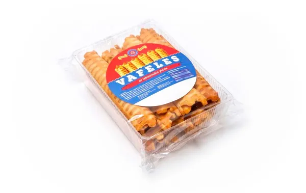 Vafeles LATSWEETS ar iebiezināto pienu 340g