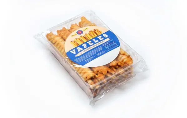 Vafeles LATSWEETS ar iebiezināto pienu un zefīru 340g