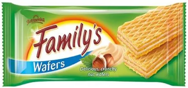 Vafeles Family riekstu 180g