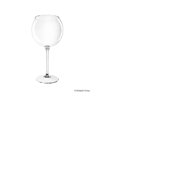 Vairākkārt lietojamā glāze kokteiļiem GOLD PLAST Balloon, PP, caurspīdīga, 650ml, 0.088kg