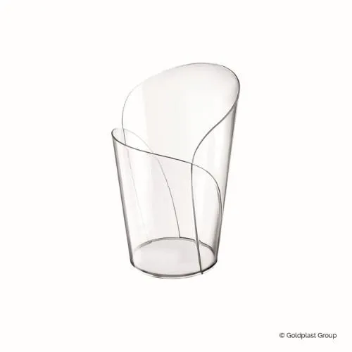 Vairākkārt lietojamais uzkodu trauks BLOSSOM, PS, caurspīdīgs, 90 ml, D 5,5 cm, H 8,5 cm, 0.144kg, 1