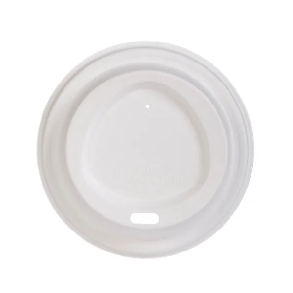 Vāki papīra glāzēm, cukurniedru, D 90mm, balti, 0.275kg, 50gab