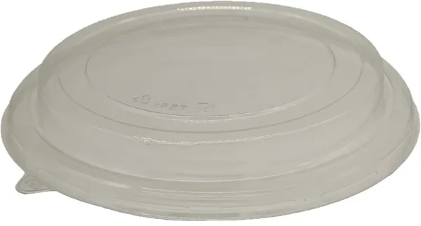 Vāks salātu bļodām, PET caurspīdigs, D187mm, 1100-1300ml, H1cm, 0.2475kg, 25gab
