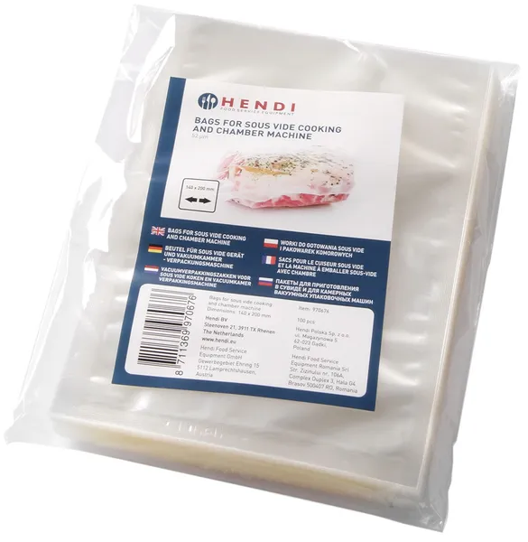 Vakuuma maisi iepakošanai Un Sous Vide 250x350mm, 55 mk., 0.5kg, 100gab, 971352