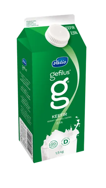 Valio Gefilus kefīrs 2,5% 1,5kg