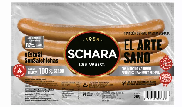 Vārītas desiņas SCHARA El Artesano, 340g