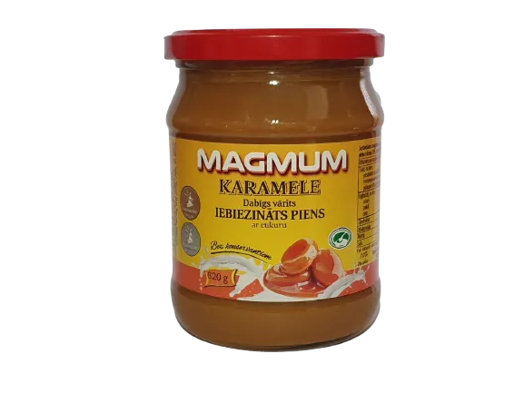 Vārīts iebiezinātais piens MAGMUM karameļu  620g