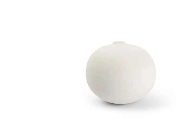 Vāze Bullet White, akmens masa, D 23 cm, H 20 cm