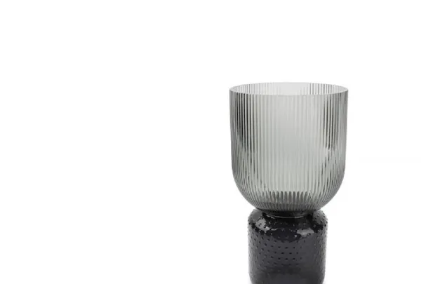Vāze Coco Black, stikls, D 16 cm, H 31 cm