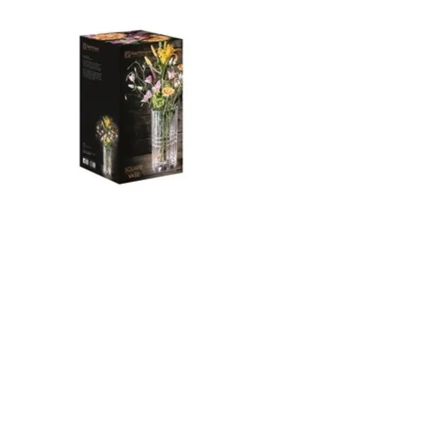 Vāze NACHTMANN Kvadrāts, Kristāls, D 14,6 cm, H 28,1 cm