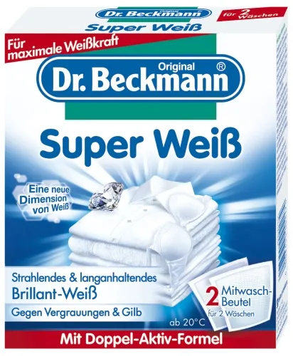 Veļas balināšanas paciņas DR. BECKMANN Super White, 40gx2gab