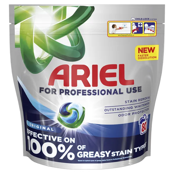 Veļas mazgāšanas kapsulas ARIEL Color Original PRO, 80 m.r.