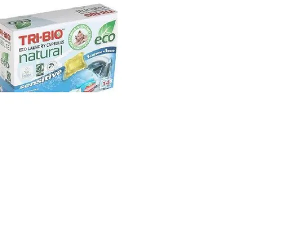 Veļas mazgāšanas kapsulas TRI-BIO Eco Natural, Sensetive, 14gab