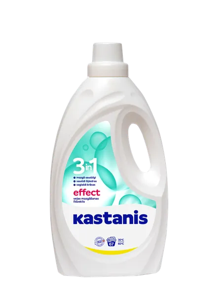 Veļas mazgāšanas līdzeklis KASTANIS 3in1 Effect, 2.7l