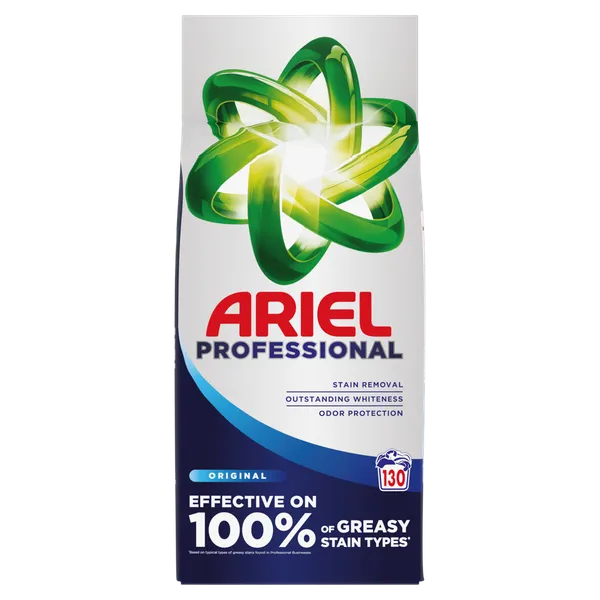 Veļas mazgāšanas pulveris ARIEL Professional, White, 130 m.r., 7,15 kg. PGP