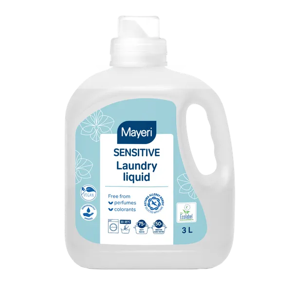 Veļas mazgāšanas želeja MAYERI Sensitive, 3l