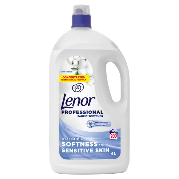 Veļas mīkstinātājs LENOR Professional, Soft Cotton, 4l
