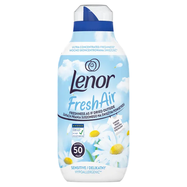 Veļas mīkstinātājs LENOR Sensitive, 50 mazgāšanas reizēm, 700ml