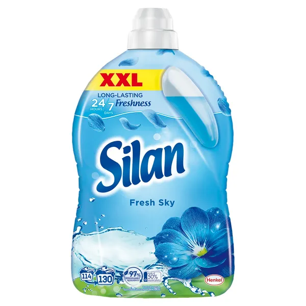 Veļas mīkstinātājs SILAN Fresh Sky, 130 mazg. reiz., 2.86l