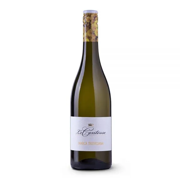Viegli dzirkstošais vīns LE CONTESSE Bianco Frizzante IGT Marca Trevigiana, sauss, 10,5%, 0.75l