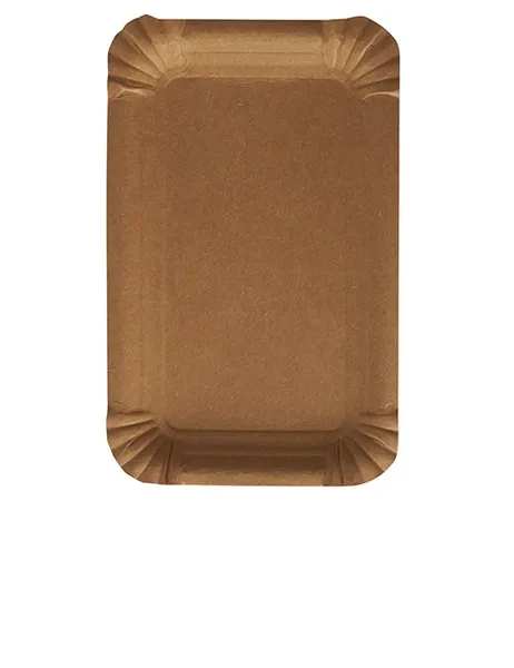 Vienreizējie papīra šķīvji PAPSTAR Pure, brūni, 10cmx 16cm, 1.074kg, 250gab