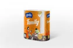Virtuves dvieļi Grite Family, 2 ruļļi, 2 slāņu, 83 loksnes, 14.94m