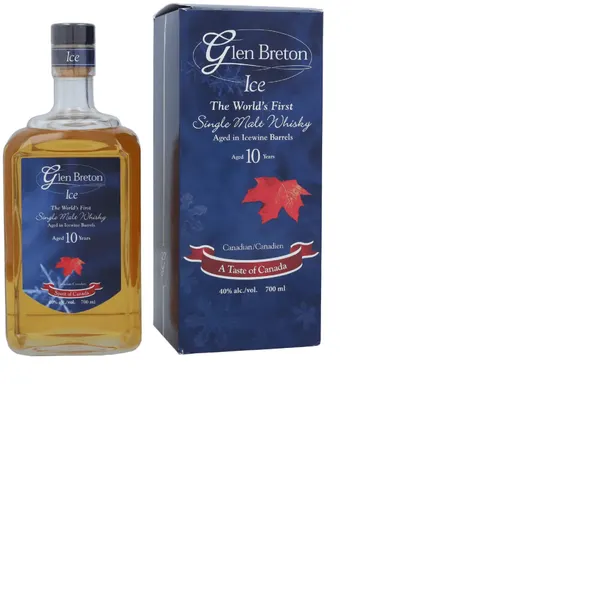 Viskijs GLEN BRETON Ice 10 Y.O., kastē, 40%, 0.7l