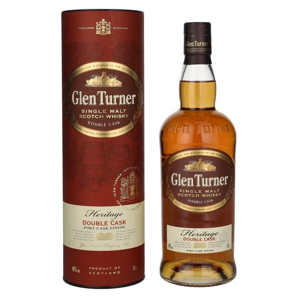 Viskijs GLEN TURNER Heritage Signe Malt, 40%, kastē, 0.7l