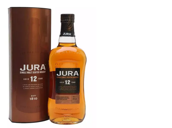 Viskijs JURA 12 Y.O., 40%, kastē, 0.7l