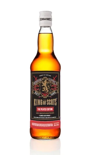 Viskijs The King of Scots peated blended 40% 0.7l