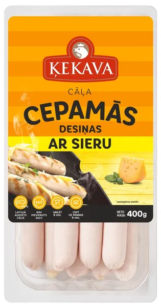 Vistas cepamās desiņas ar sieru fas.400g