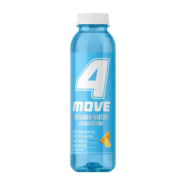 Vitamīnu ūdens 4MOVE Active ar magniju, PET, 0.556l(DEP)