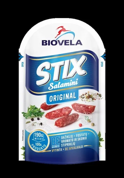 Vītinātas desiņas SALAMINI Original 80g BIOVELA