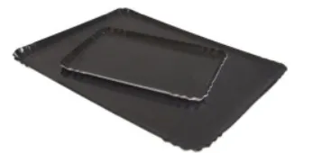 V/l Paplāte CATERING, melna,34x25 cm,  papīrs, 1.9kg, 25gab