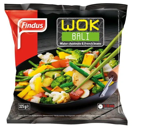 Wok dārzeņu maisījums Bali FINDUS 325g