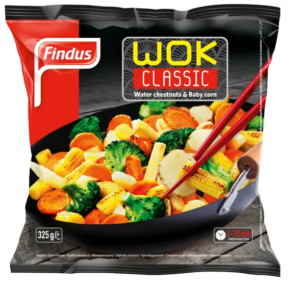Wok dārzeņu maisījums Classic FINDUS 325g
