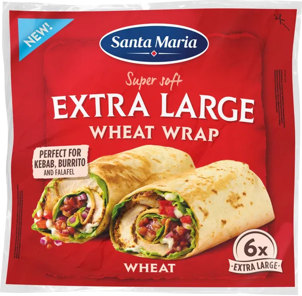 XL kviešu wrap maize 591g, Santa Maria
