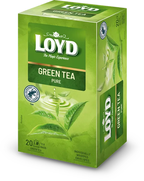 Zaļā tēja LOYD, 20x1,7 g