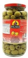 Zaļās olīvas bez kauliņiem 920 g FIGARO