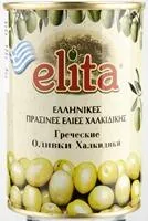 Zaļās olīvas bez kauliņiem ELITA, 850g/465g