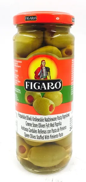 Zaļās olīvas bez kauliņiem 340g (160g), Figaro