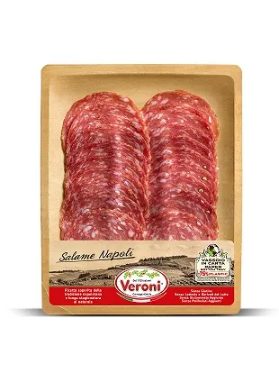 Žāvēta cūkgaļas salami VERONI Napoli, šķēles, 70g