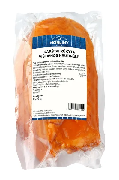 Žāvēta vistas krūtiņa MORLINY, ~500g
