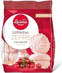 Zefīrs LAIMA dzērveņu 200g